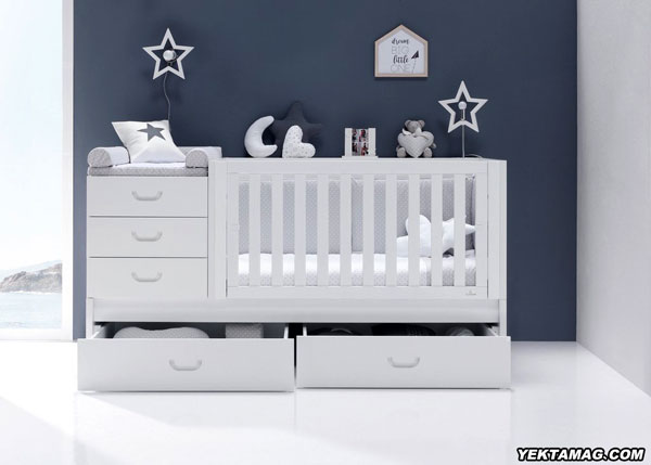 مدل تخت و کمد نوزاد و سرویس خواب کودک